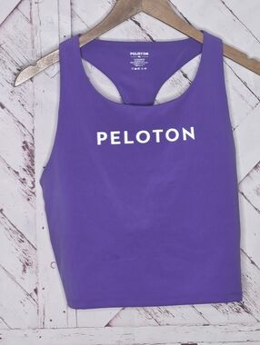 Peloton Cadent Twist Back Crop Tank Top